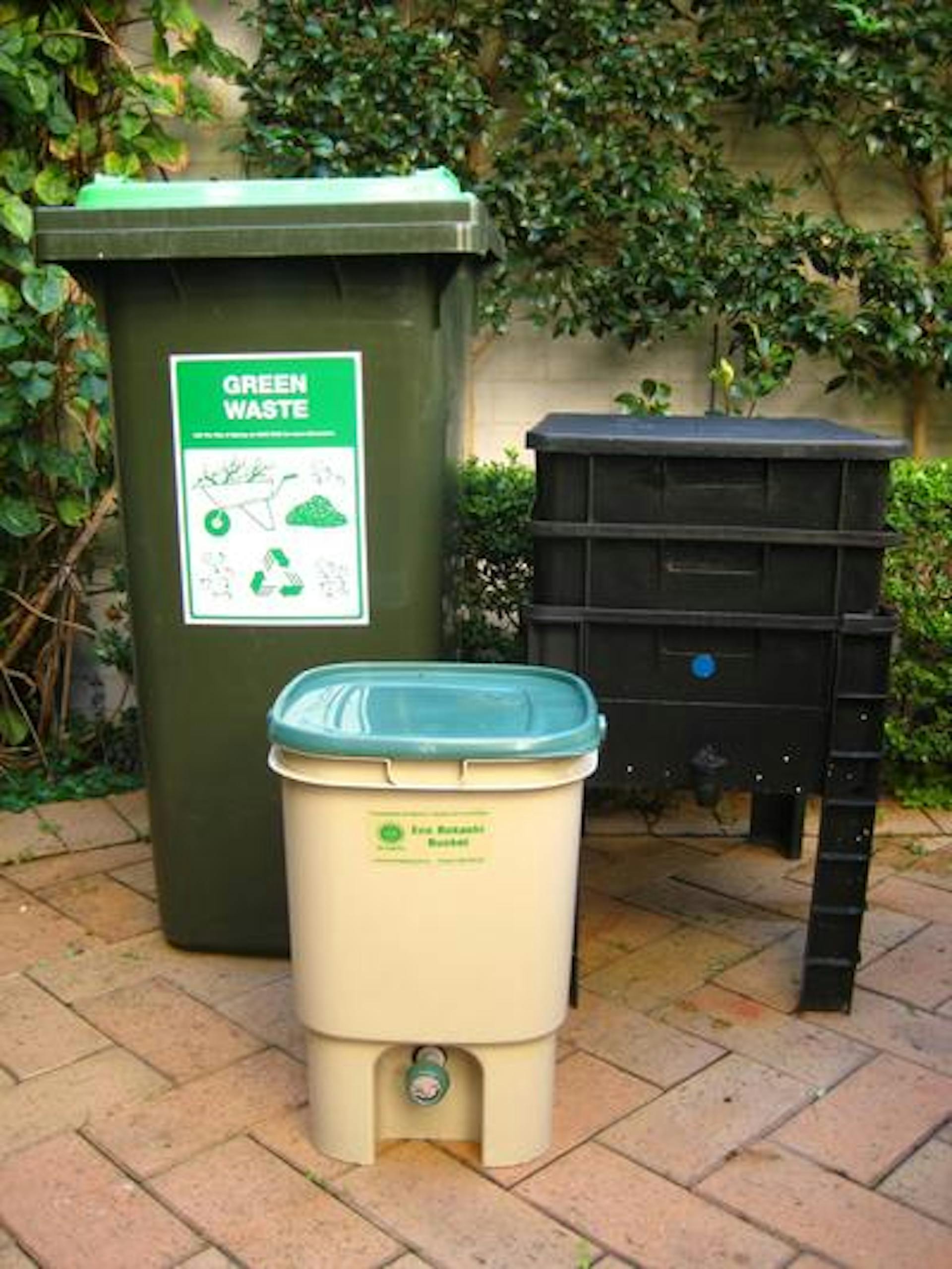 worm farm and bokashi